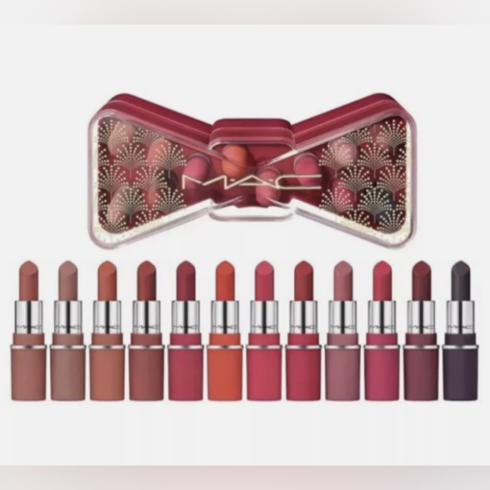 MAC Cosmetics Lipstick Set - Red, Pink, Purple Shades